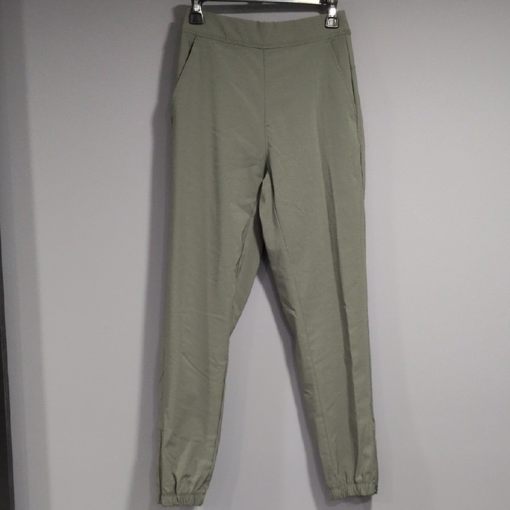 Women's Sage Green Travel Joggers